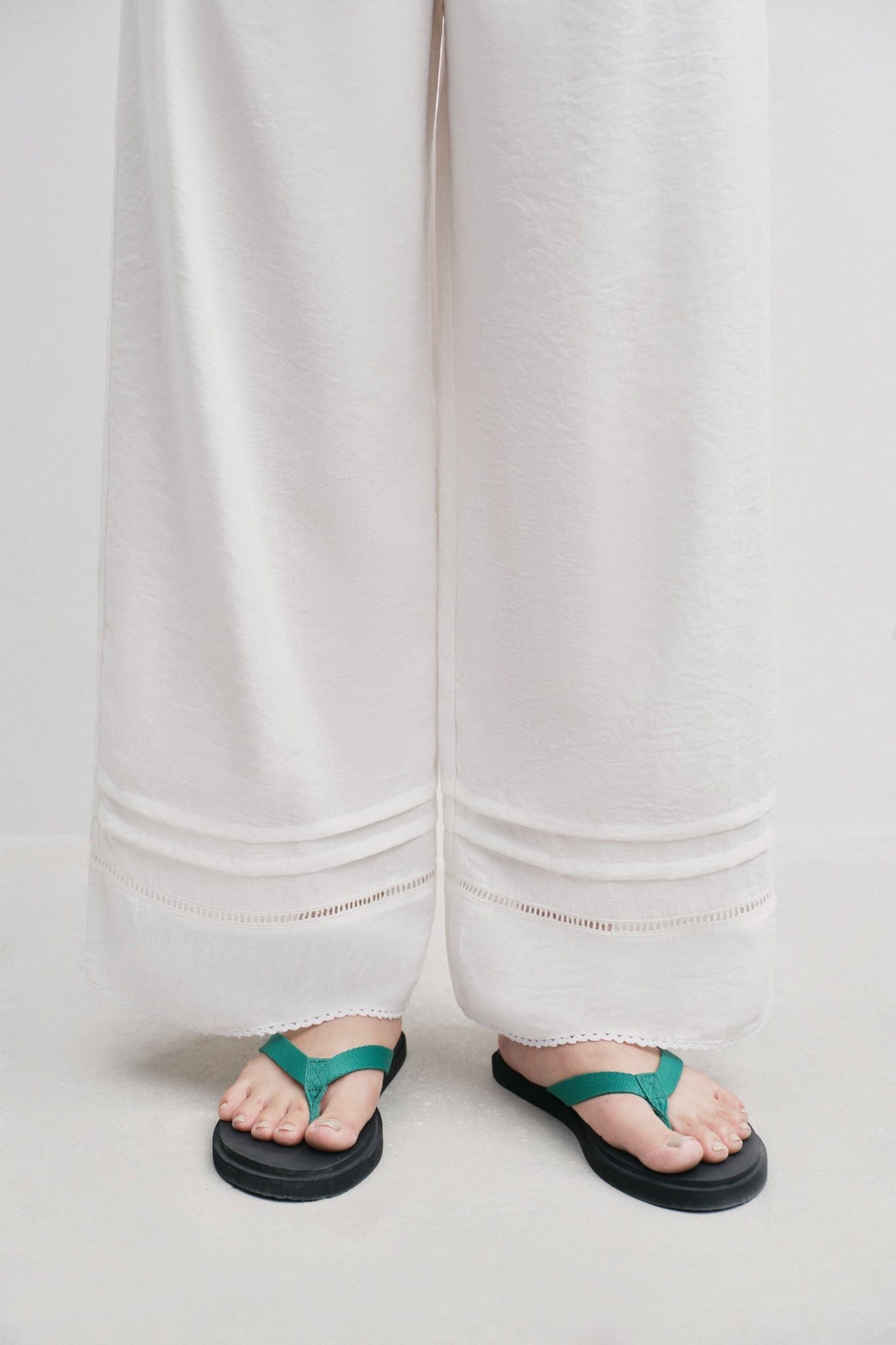  Quần ống suông - Lace Trim Straight Leg Trousers - LIBÉ 7801 