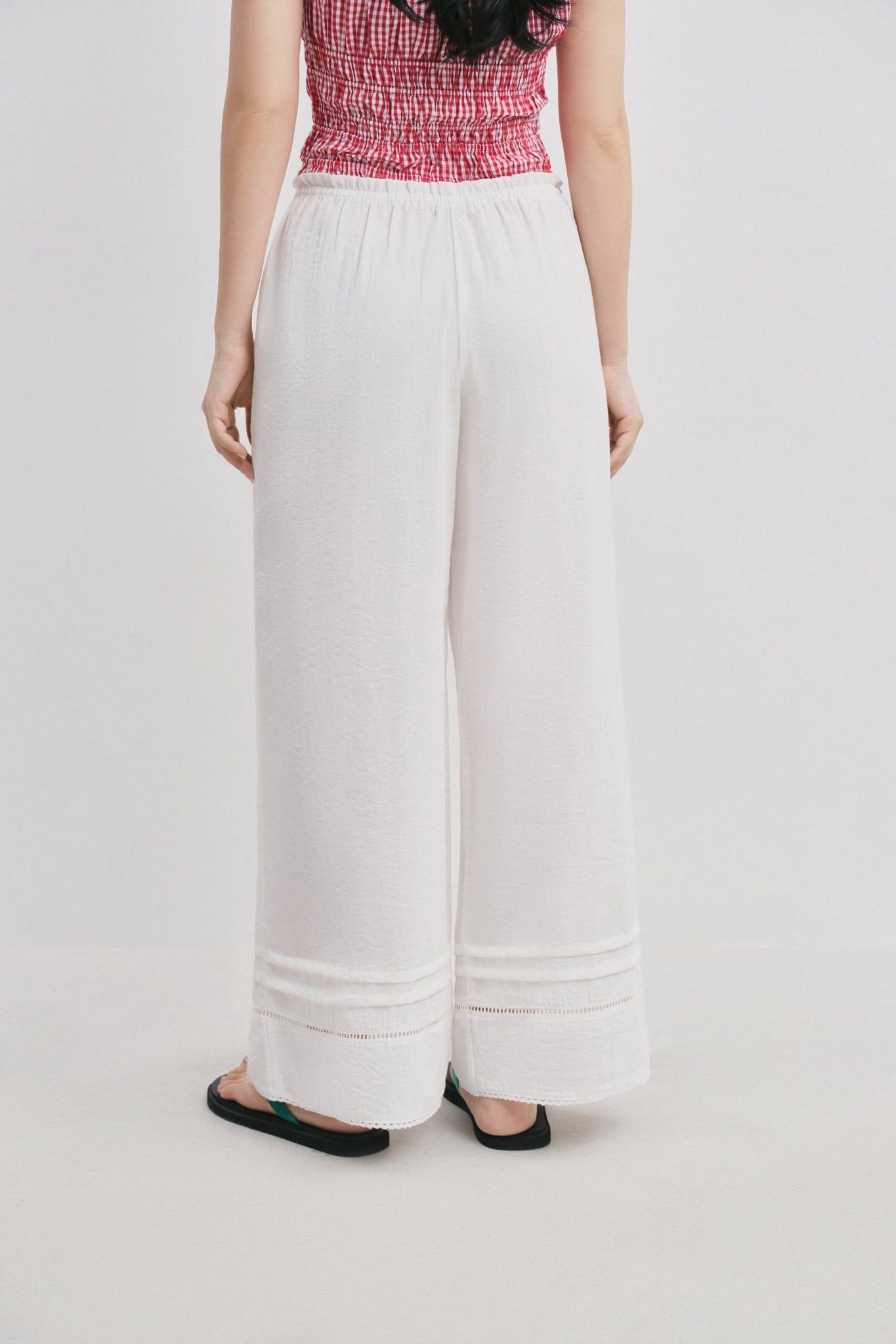  Quần ống suông - Lace Trim Straight Leg Trousers - LIBÉ 7801 