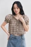  Áo kiểu - Puff Sleeve Top - LIBÉ 7808 