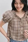  Áo kiểu - Puff Sleeve Top - LIBÉ 7808 