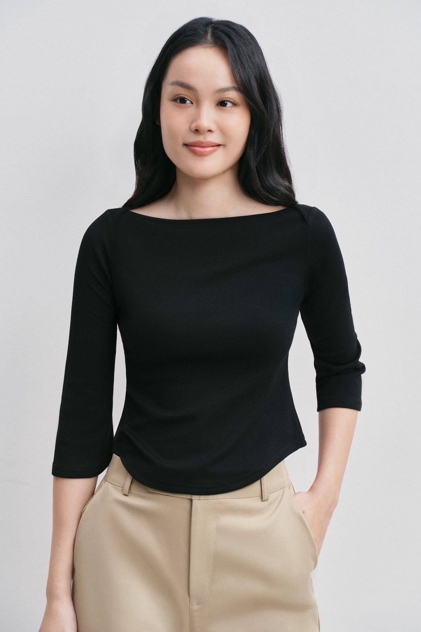  Áo kiểu - Boatneck Top - LIBÉ 7809 