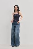  Quần Jeans ống thẳng - Blue Straight Leg Jeans - LIBÉ 7599 