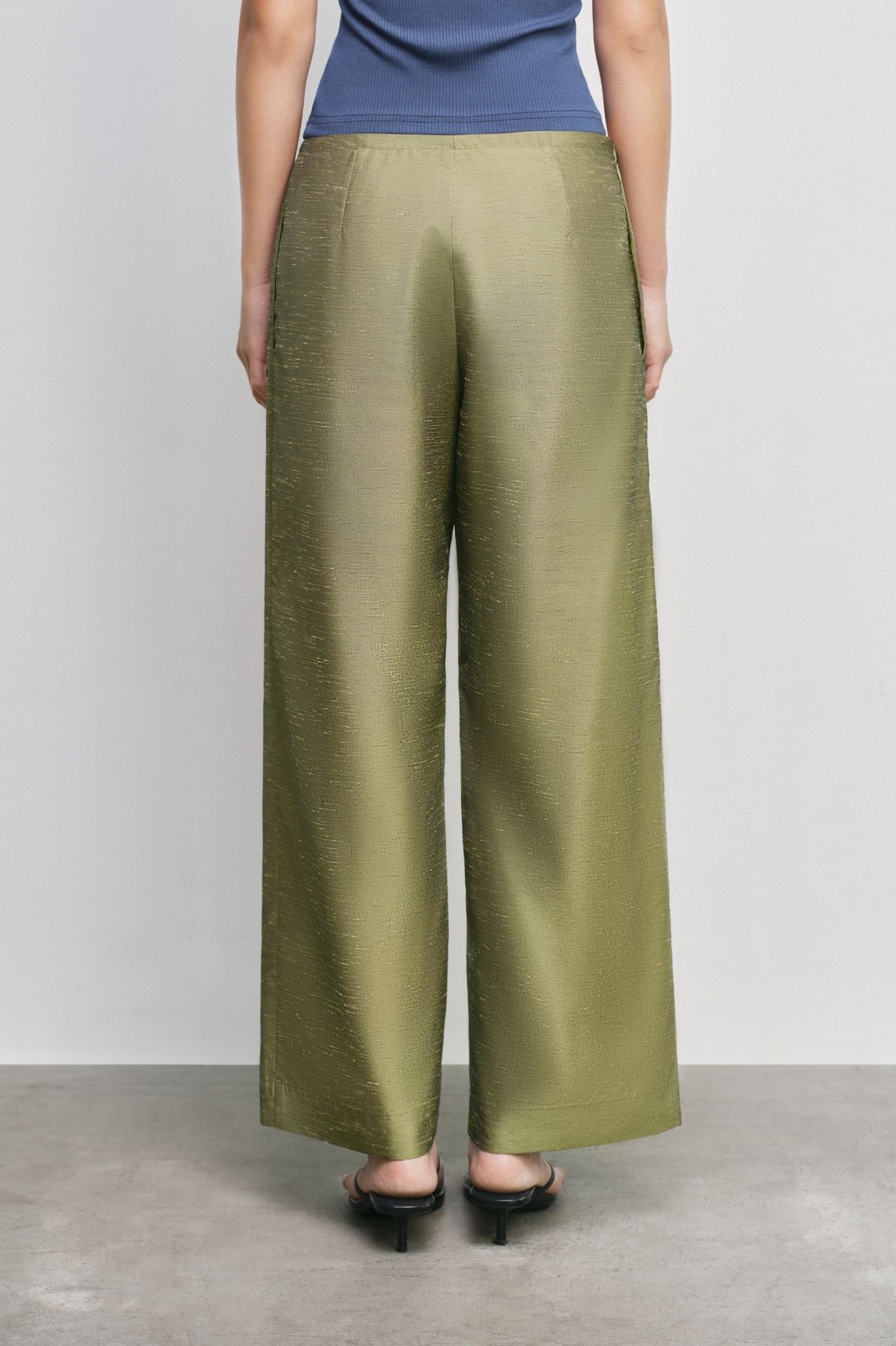  Quần ống suông - Drawstring Straight Leg Trousers - LIBÉ 7849 