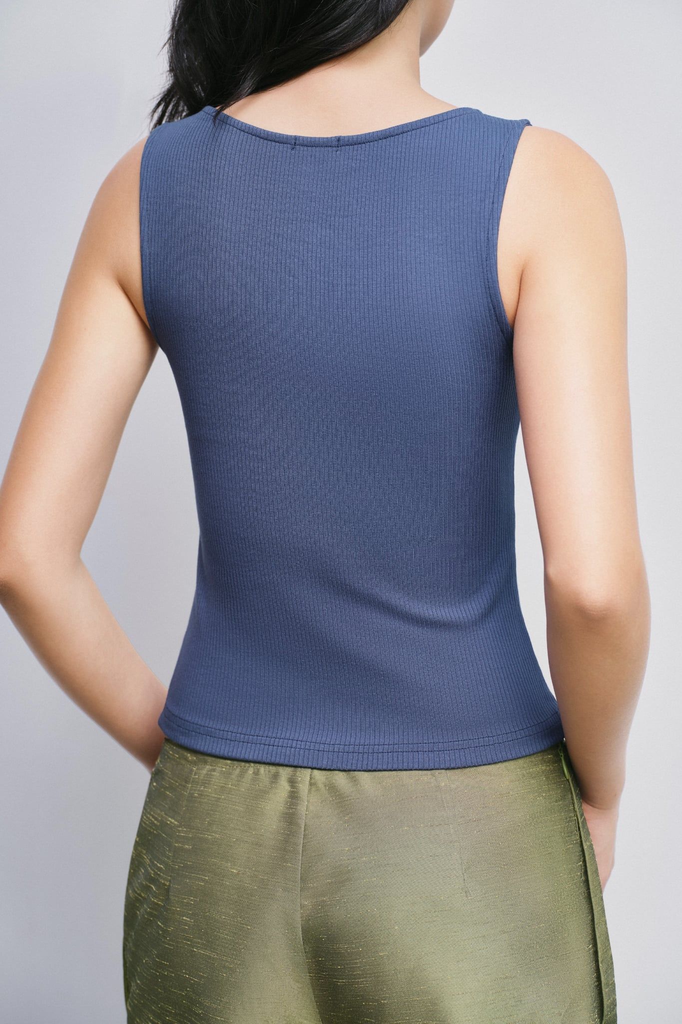 Áo kiểu - Rib Button Down Top - LIBÉ 7850 