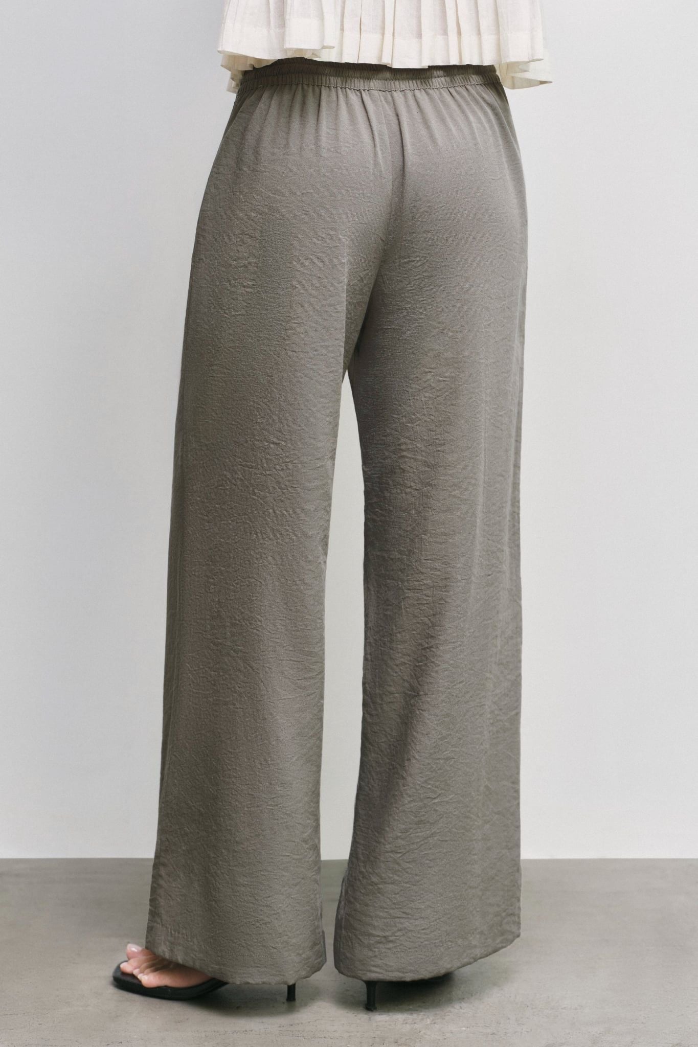 Quần ống suông - Drawstring Straight Leg Trousers - LIBÉ 7852 