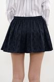  Váy ngắn - Navy Embroidered Mini Skirt - LIBÉ 7270 
