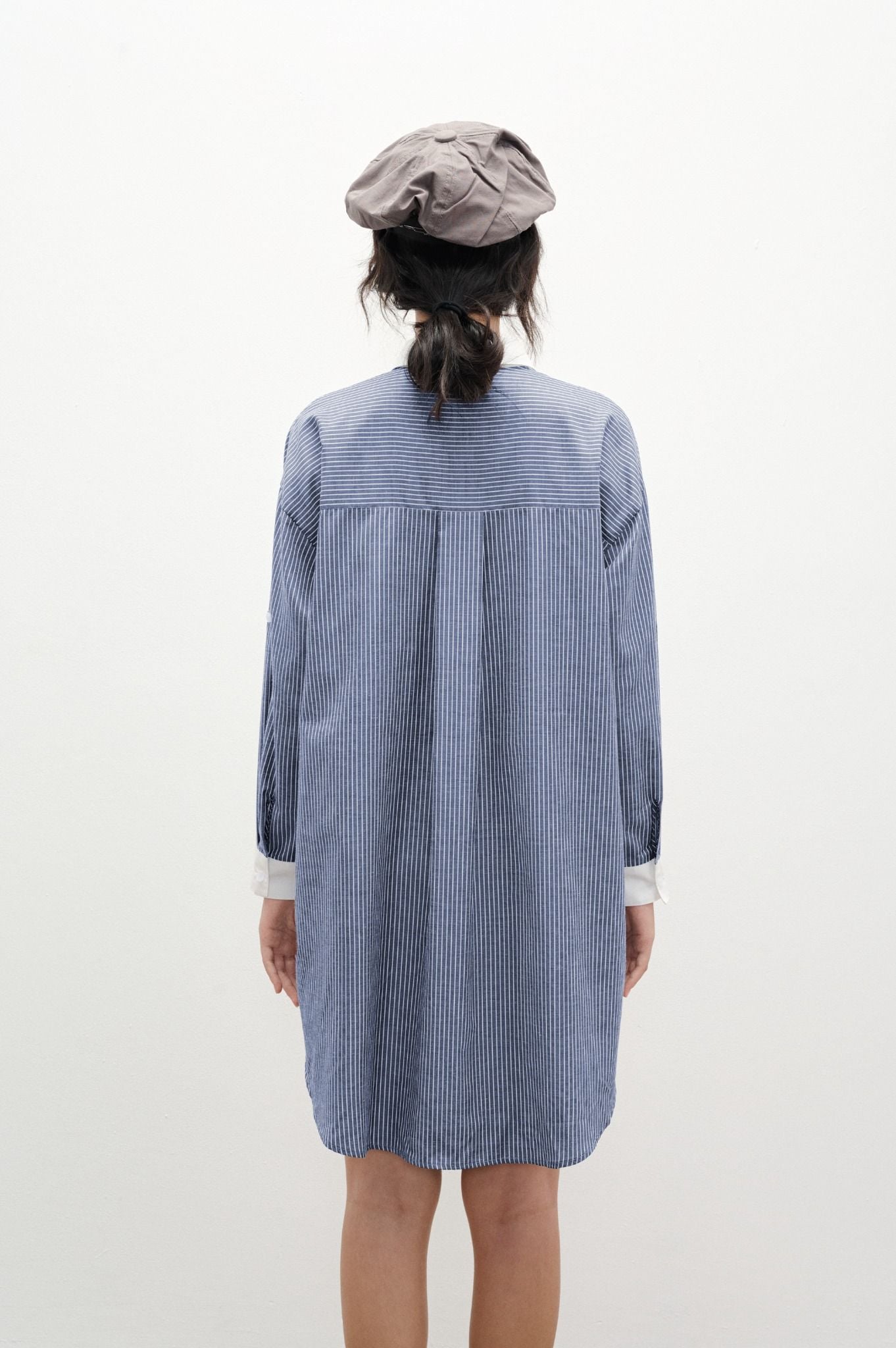  Oversized Mini Shirt Dress 