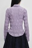  Sơ mi cơ bản - Purple Seersucker Shirt - LIBÉ 7549 