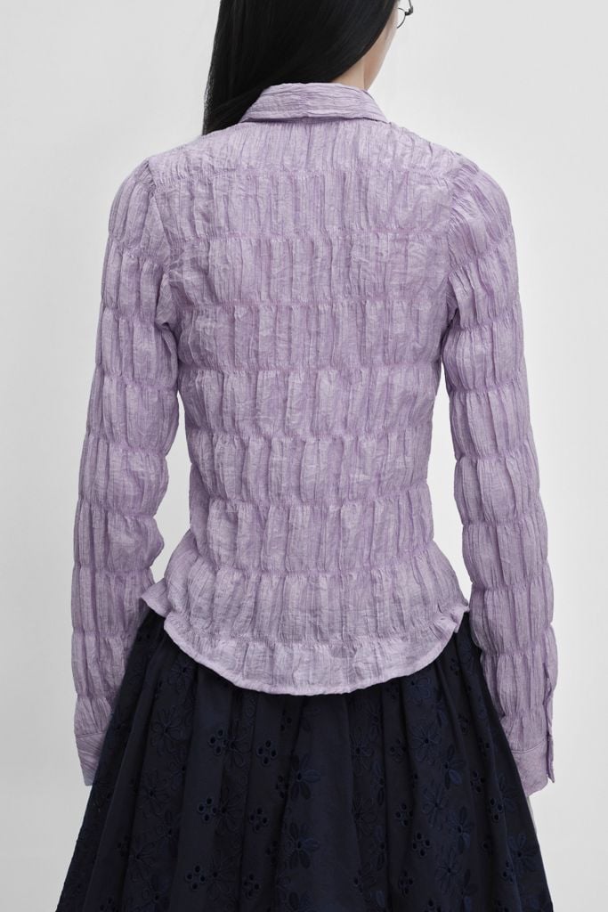  Sơ mi cơ bản - Purple Seersucker Shirt - LIBÉ 7549 