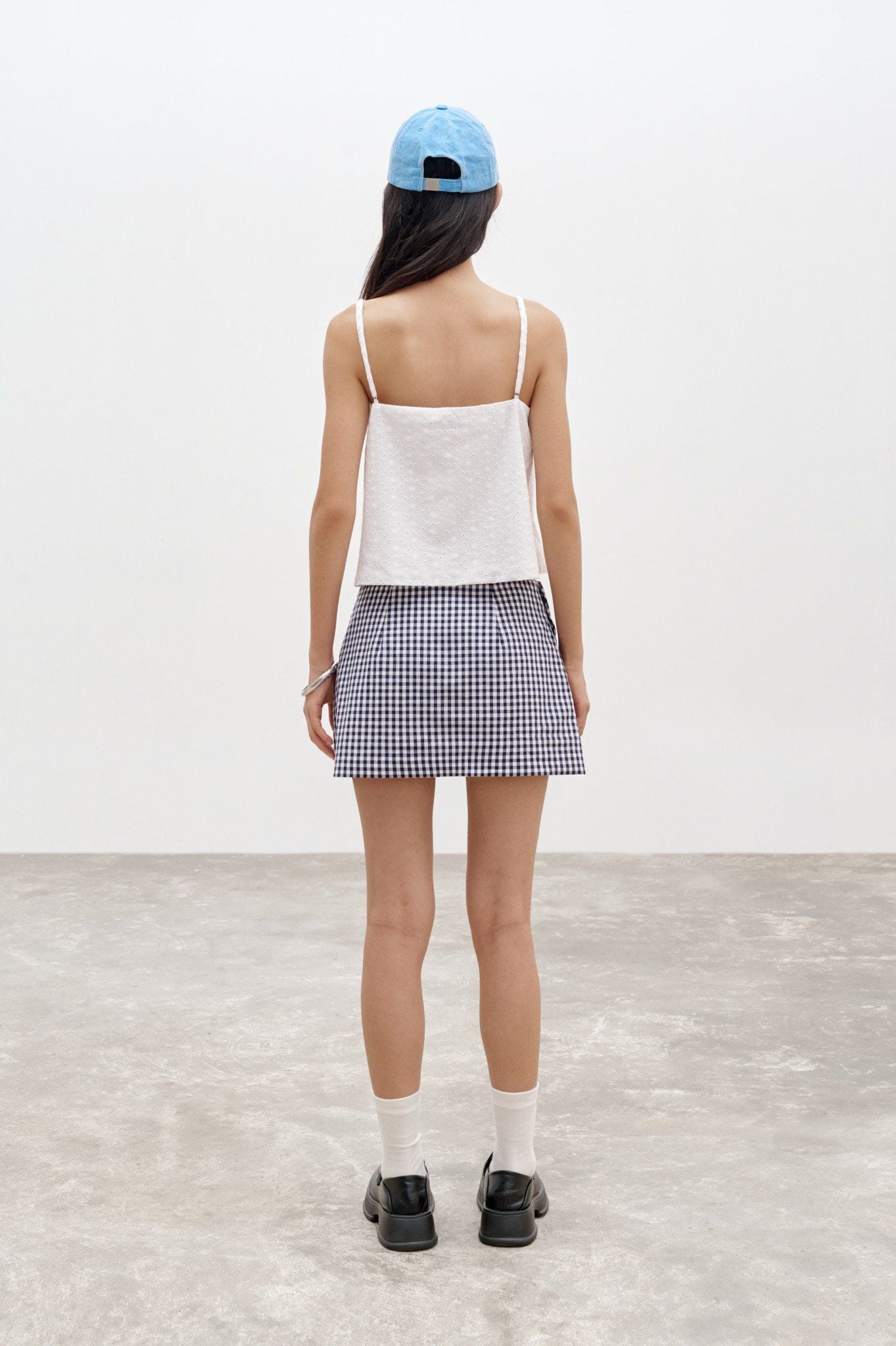  Váy ngắn - Gingham Mini Skirt - LIBÉ 7286 