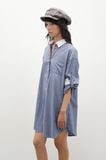  Oversized Mini Shirt Dress 
