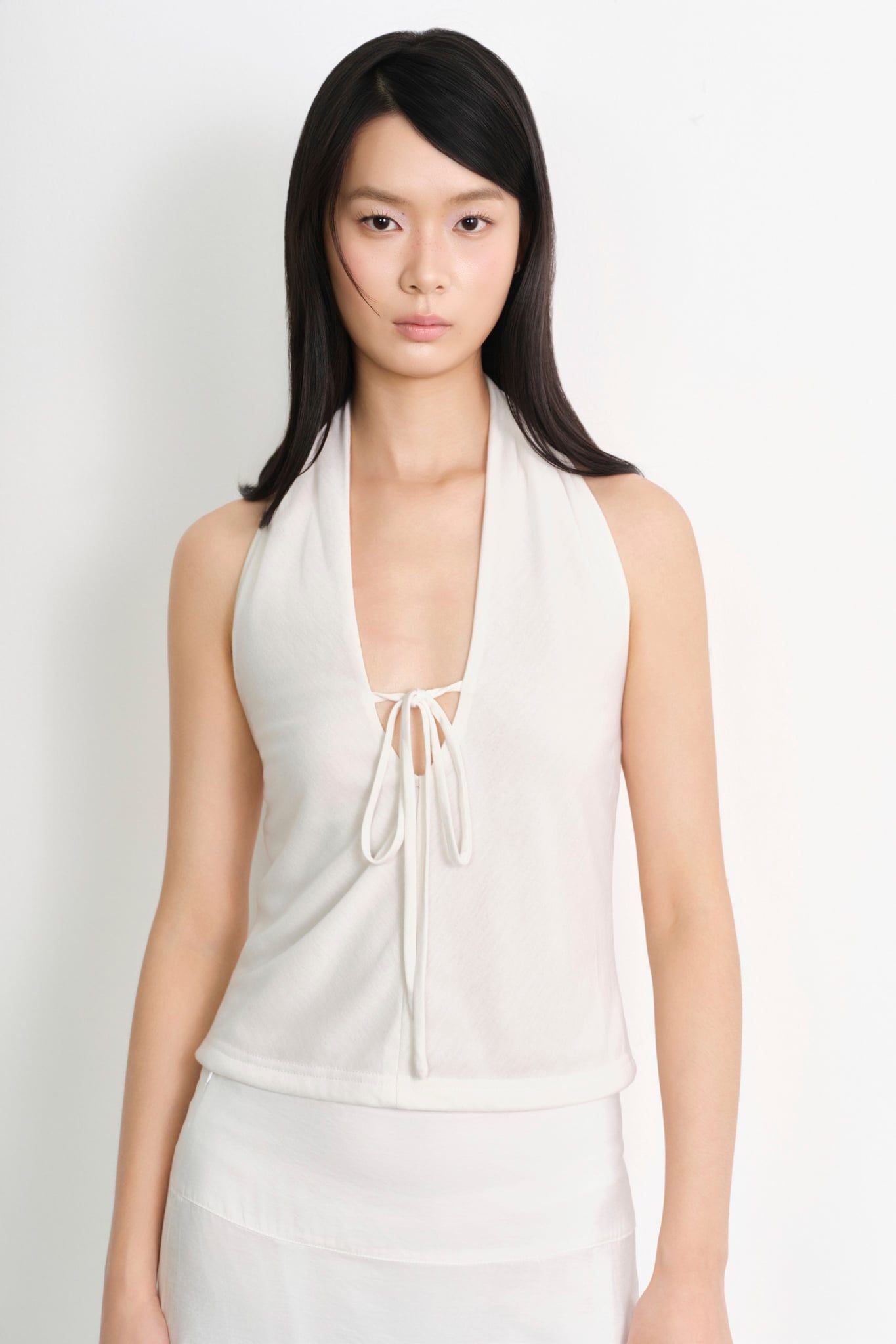  Áo kiểu - Tie-Font Halter Top - LIBÉ 7605 