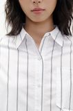  Striped Crop Shirt 