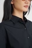  Sơ mi lửng - Black Oversized Crop Shirt - LIBÉ 7325 