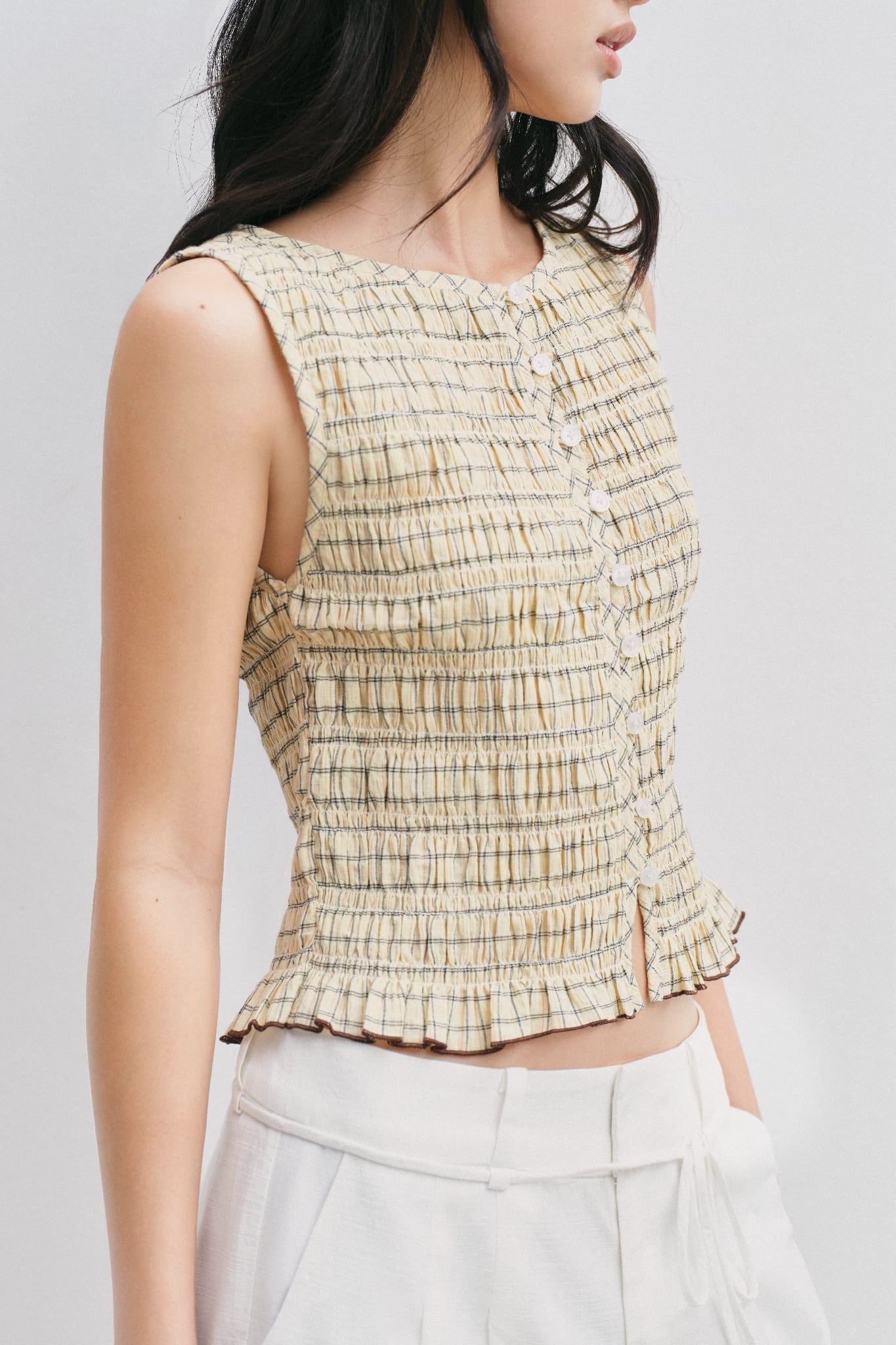  Áo kiểu - Smocking Top - LIBÉ 7747 