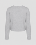  Áo kiểu cardigan - Light Grey Cardigan With Buttons - LIBÉ 7433 