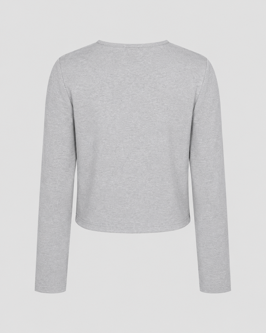  Áo kiểu cardigan - Light Grey Cardigan With Buttons - LIBÉ 7433 