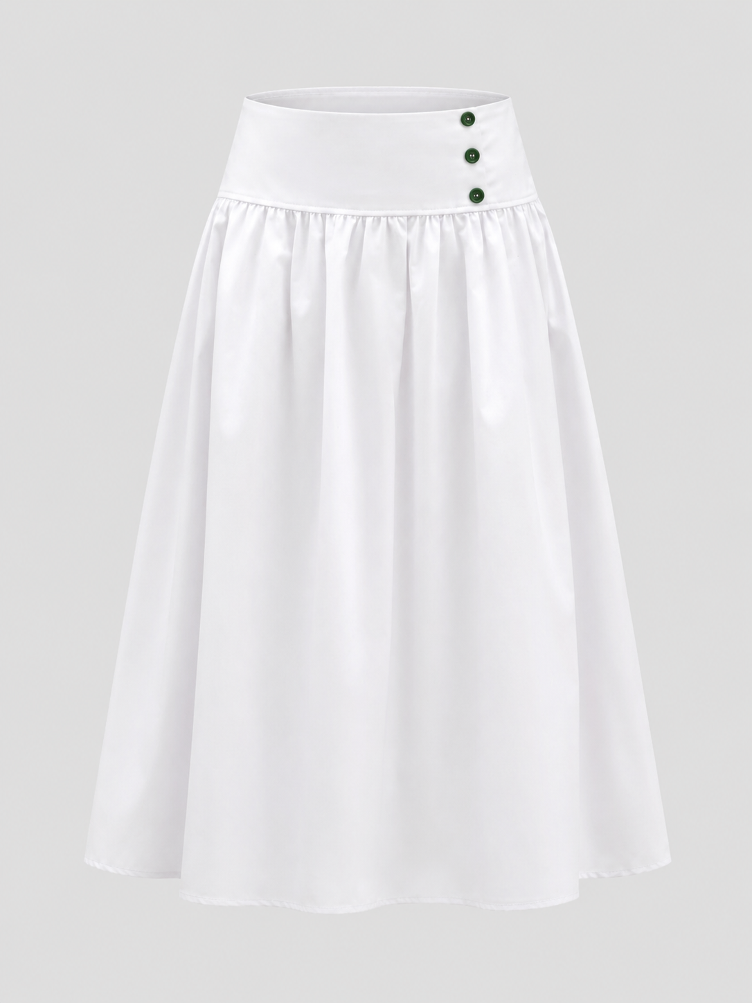 Váy lửng - White Midi Skirt - LIBÉ 7332 