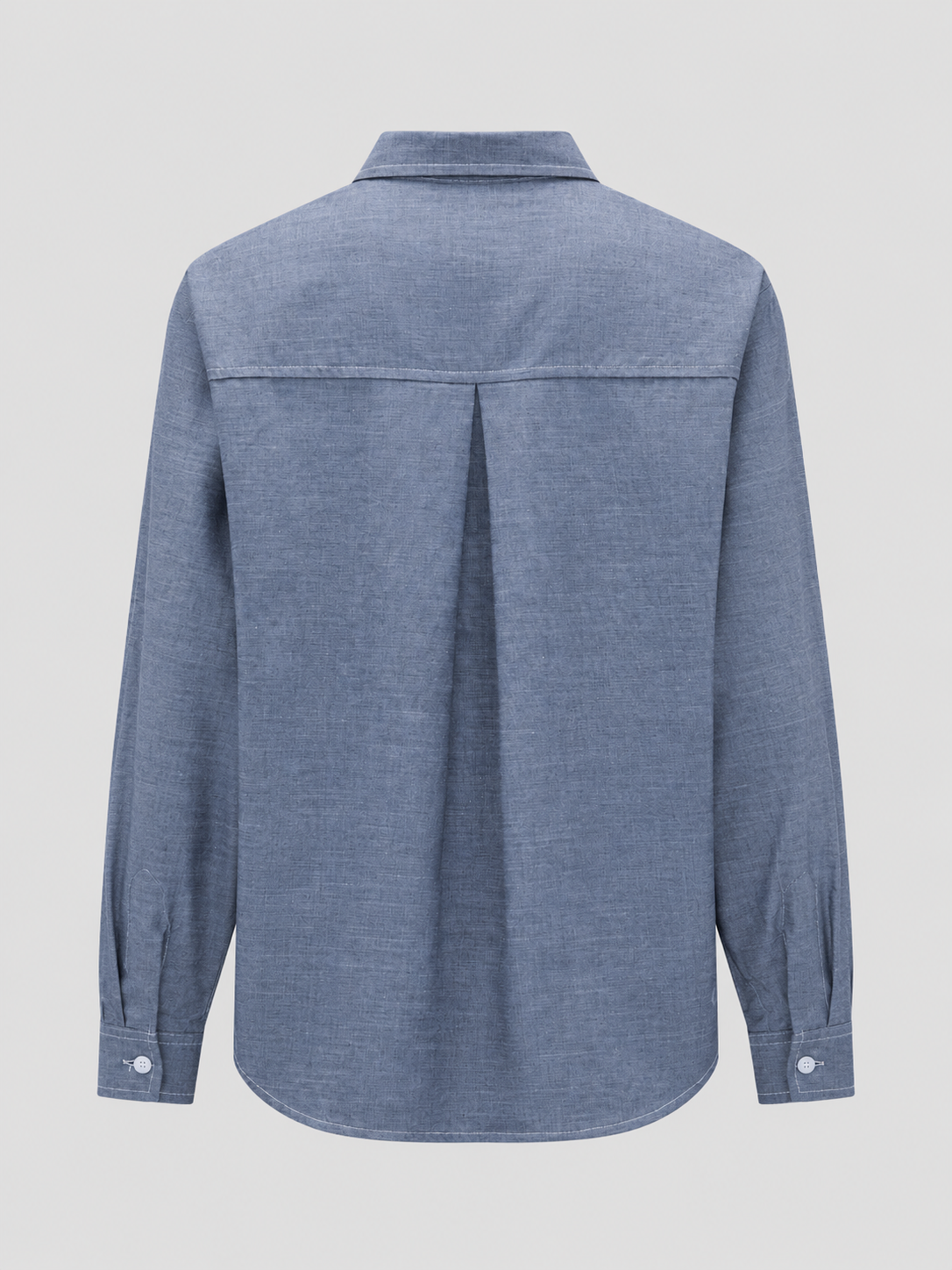  Sơ mi rộng - Denim Blue Oversized Shirt - LIBÉ 7244 