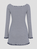  Đầm ngắn - Striped Mini Dress - LIBÉ 7383 