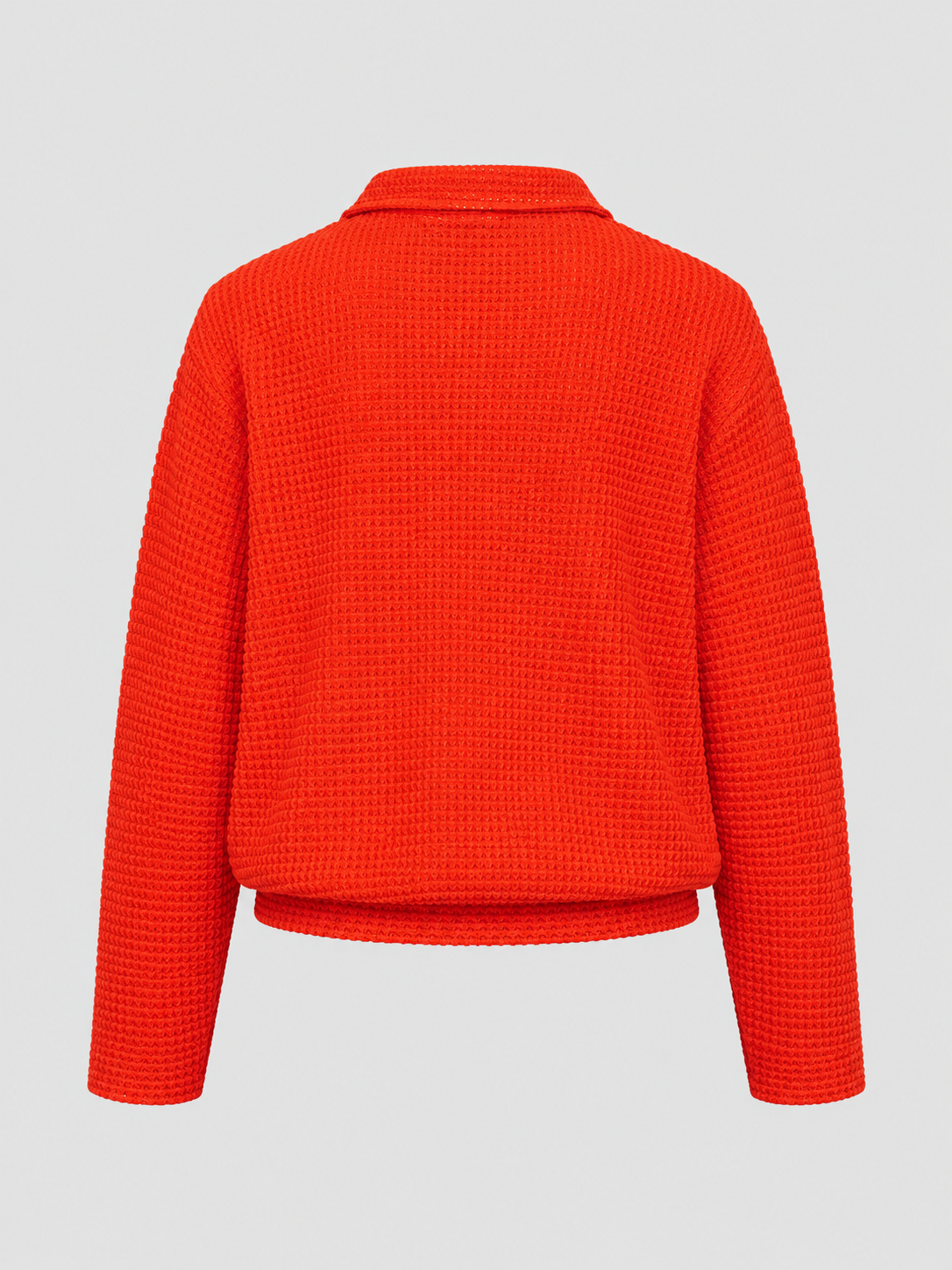  Áo kiểu - Long Sleeve Knit Polo Top - Burnt Orange - LIBÉ 7458 