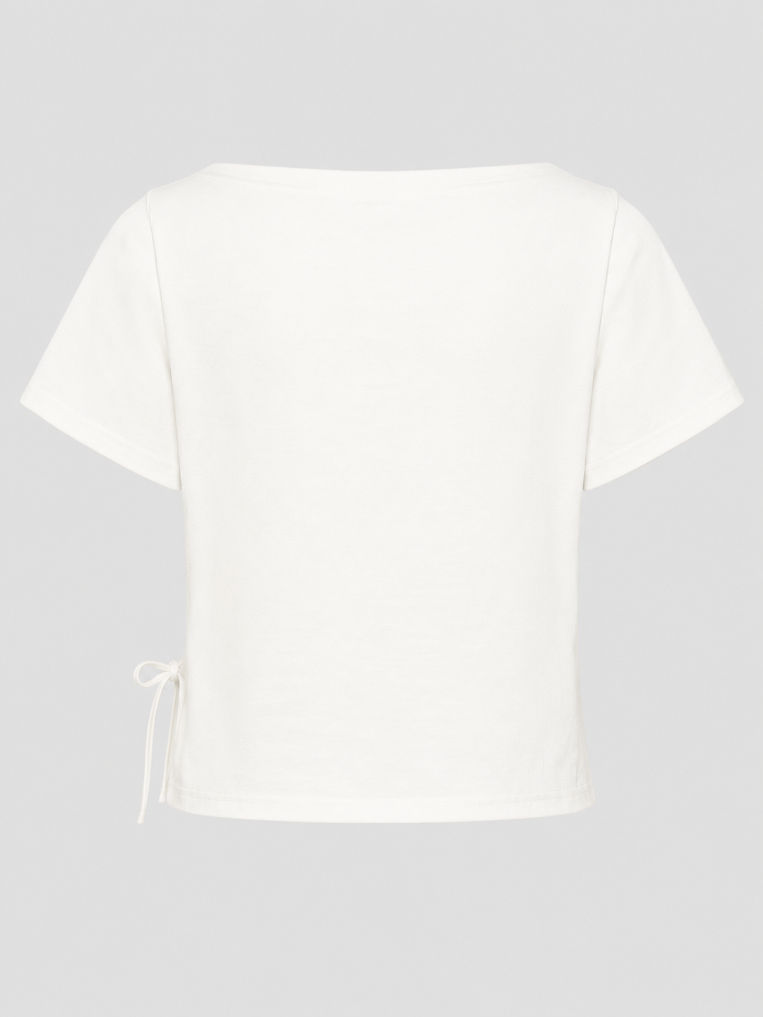  Áo kiểu - White Top With Bow Tie Details - LIBÉ 7148 