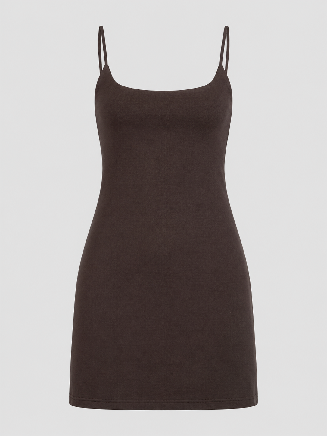  Đầm ngắn - Brown Basic Mini Dress - LIBÉ 7423 