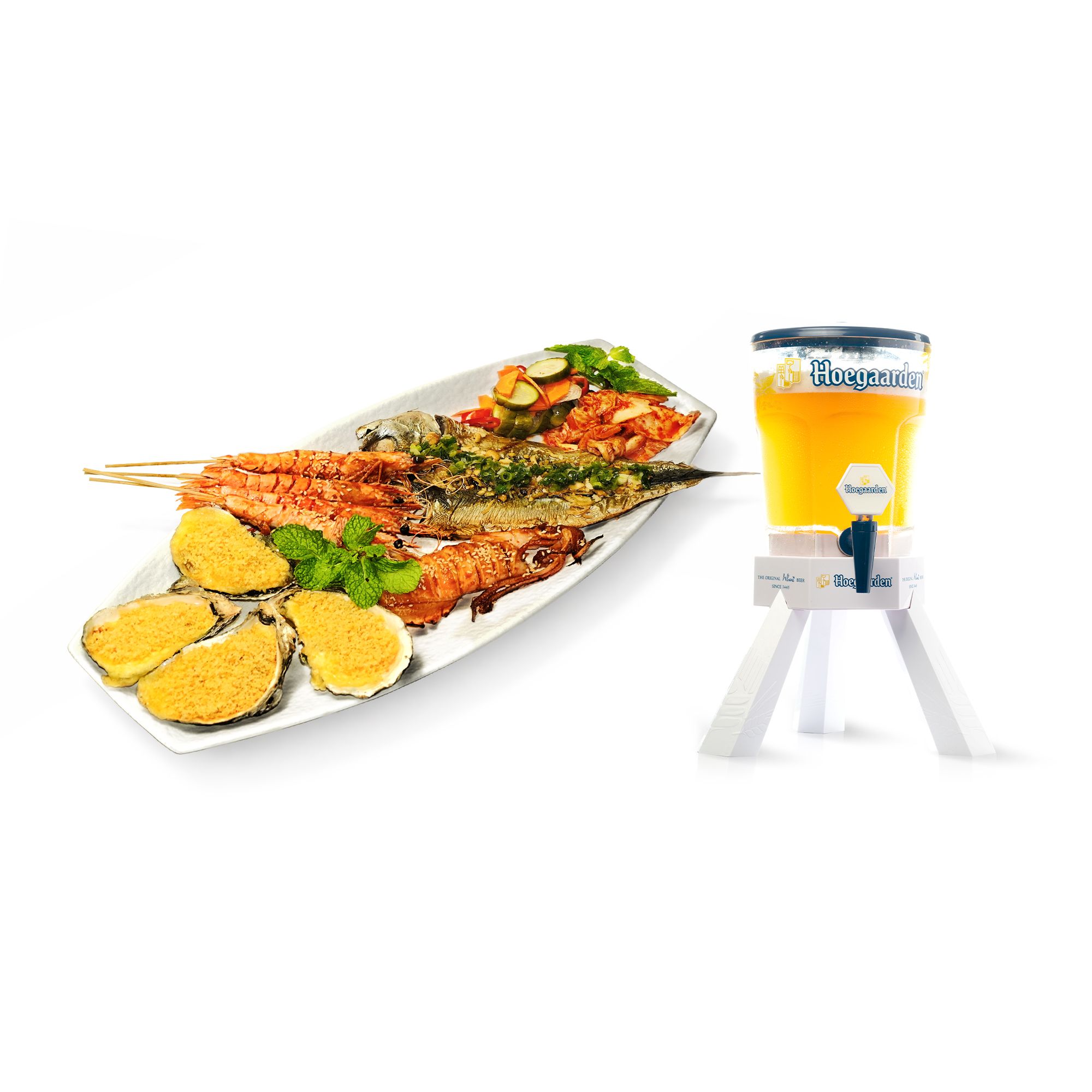 Đảo Hải Sản + Hoegaarden Draught 3L 