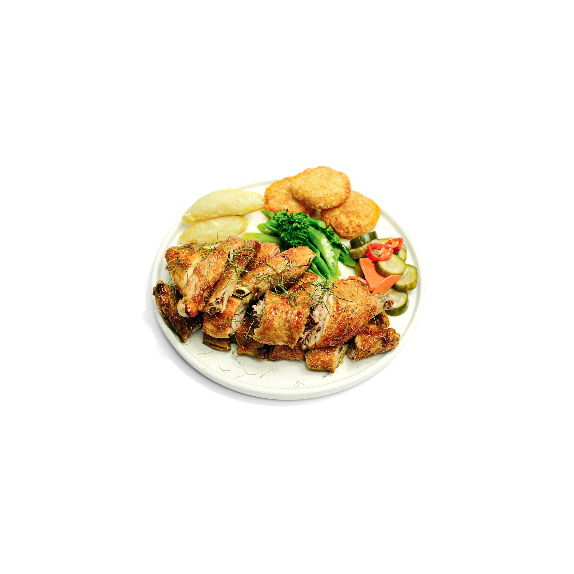  Gà Nướng Tây Bắc Lên Mâm (1/2 con) 