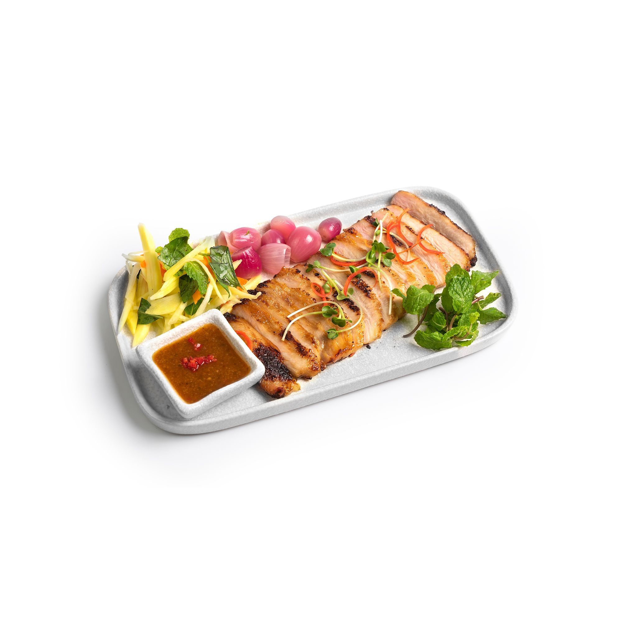  Gáy Heo Nạc Giòn Nướng Than 
