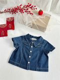  Elegant Set - Set Denim Tiểu Thư Thanh Lịch 