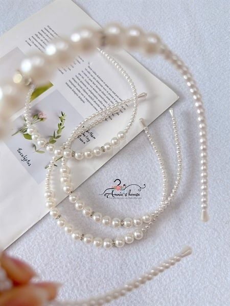  Cài tóc ngọc trai nhân tạo – Phụ kiện bé gái phong cách tiểu thư 