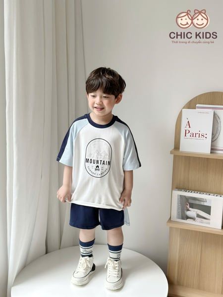  Mountain Set – Bộ đồ bé trai năng động phong cách thể thao - Tay Xanh 