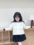  Sailor Marin Jacket - Áo Khoác Cổ Thủy Thủ Tháo Rời Cho Bé Gái 