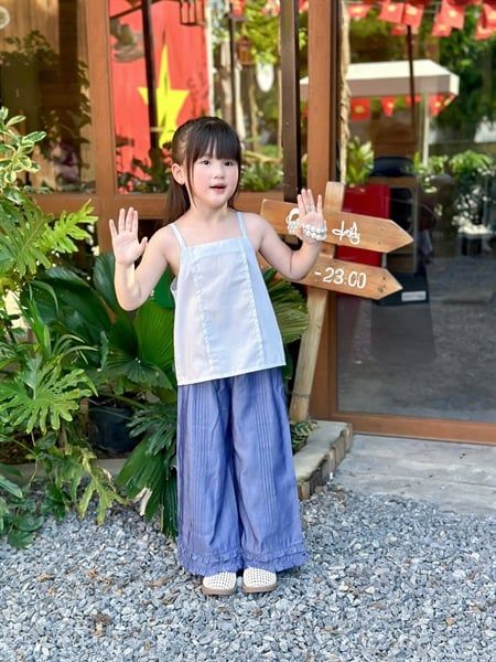  Ivy Set | Áo 2 dây nơ sau + Quần dài xếp pli trendy 