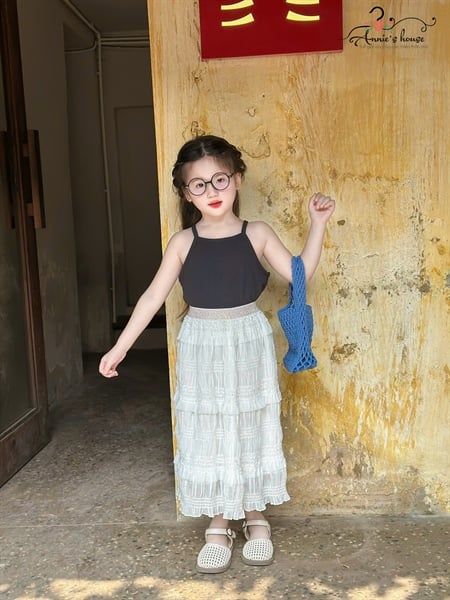  Muse Skirt - Chân váy dài bồng bềnh - Màu Trắng 