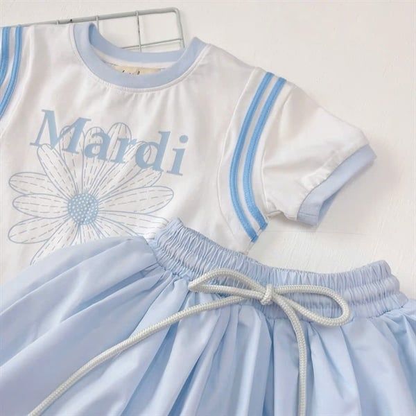  Set Pumpkin Spice chân váy bí ngô - Xanh Biển 