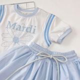  Set Pumpkin Spice chân váy bí ngô - Xanh Biển 