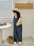  Nori Jumpsuit – Jumpsuit Dài Sát Nách Túi Hộp - Xanh Denim 