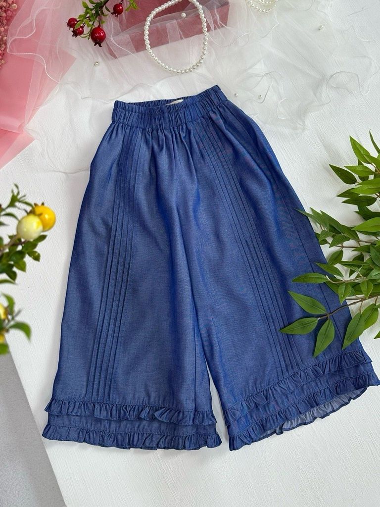  Ivy Set | Áo 2 dây nơ sau + Quần dài xếp pli trendy 