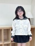 Sailor Marin Jacket - Áo Khoác Cổ Thủy Thủ Tháo Rời Cho Bé Gái 