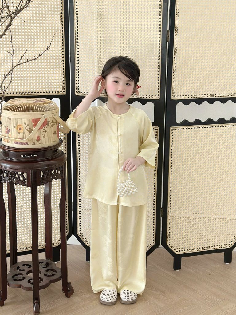  Set bộ Bà Ba Vân Khê - Màu Vàng 