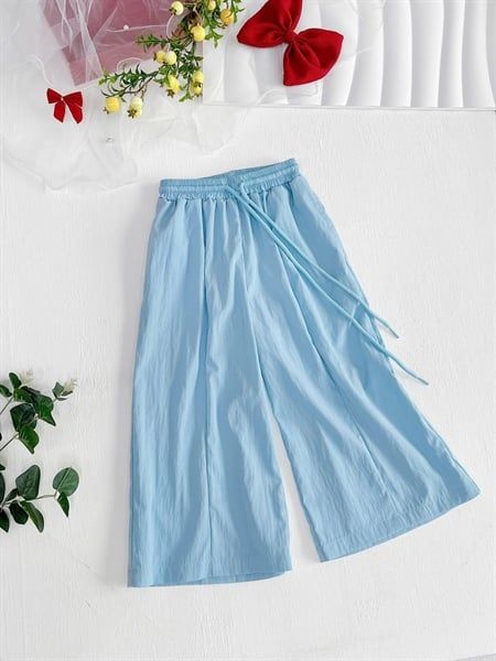  Breeze Pants - Quần Gió Suông Dài Cho Bé - Màu Xanh 