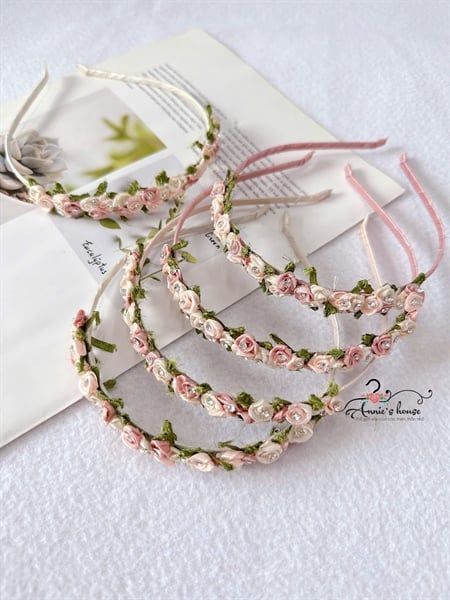  Cài tóc hoa nhí đính đá – Phụ kiện xinh cho bé gái đi tiệc, đi chơi - Hoa Kem 