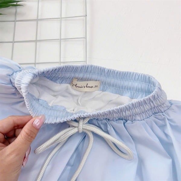  Set Pumpkin Spice chân váy bí ngô - Xanh Biển 