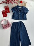  Elegant Set - Set Denim Tiểu Thư Thanh Lịch 