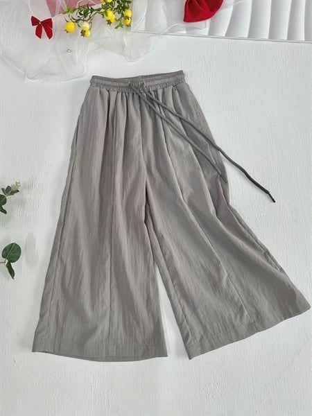  Breeze Pants - Quần Gió Suông Dài Cho Bé - Màu Xám 