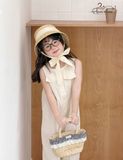  Nori Jumpsuit – Jumpsuit Dài Sát Nách Túi Hộp - Trắng Kem 