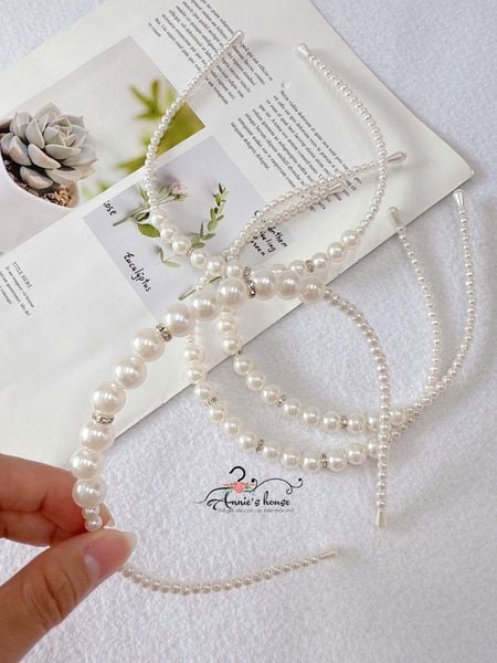  Cài tóc ngọc trai nhân tạo – Phụ kiện bé gái phong cách tiểu thư 