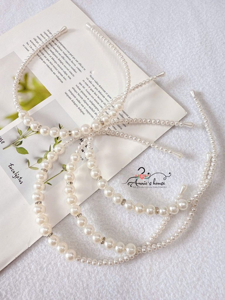  Cài tóc ngọc trai nhân tạo – Phụ kiện bé gái phong cách tiểu thư 